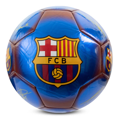 Barcelona Classic Metallic Signature Football