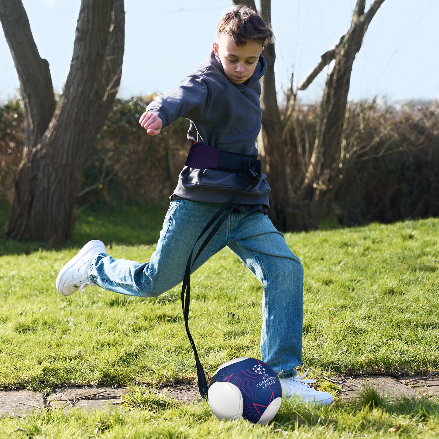 Hy-Pro Officially Licensed UEFA Champions League Football Kick Trainer