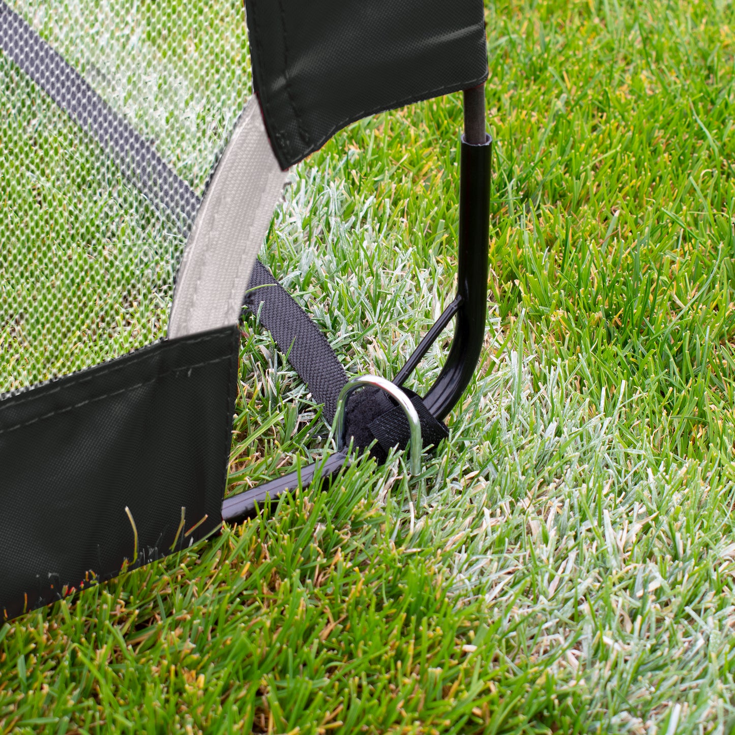 FIFA WORLD CUP 2026 4FT X 3FT FLEXI TARGET GOAL SECURED INTO THE GROUND WITH INCLUDED PEGS