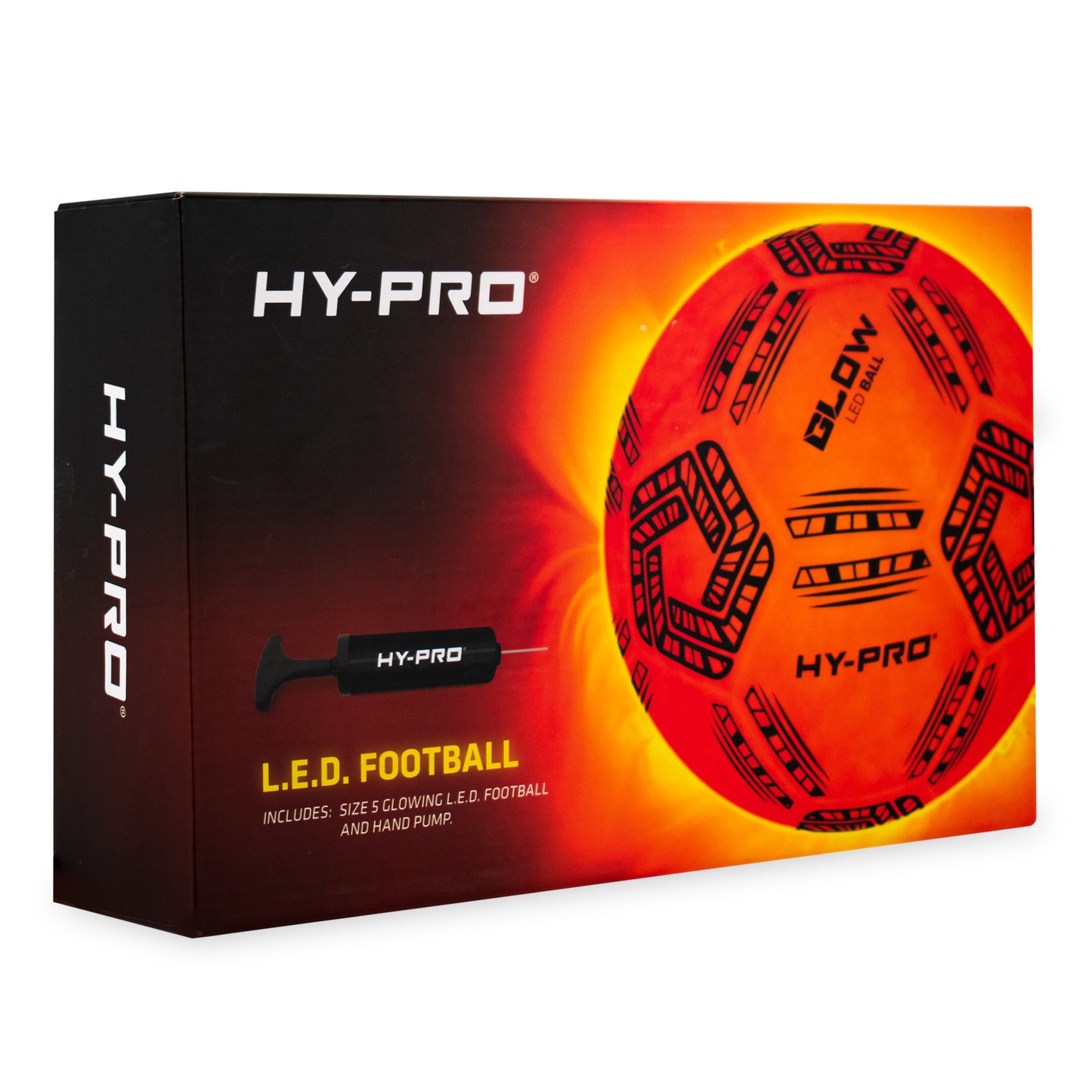 Hy-Pro Size 5 LED Football with pump