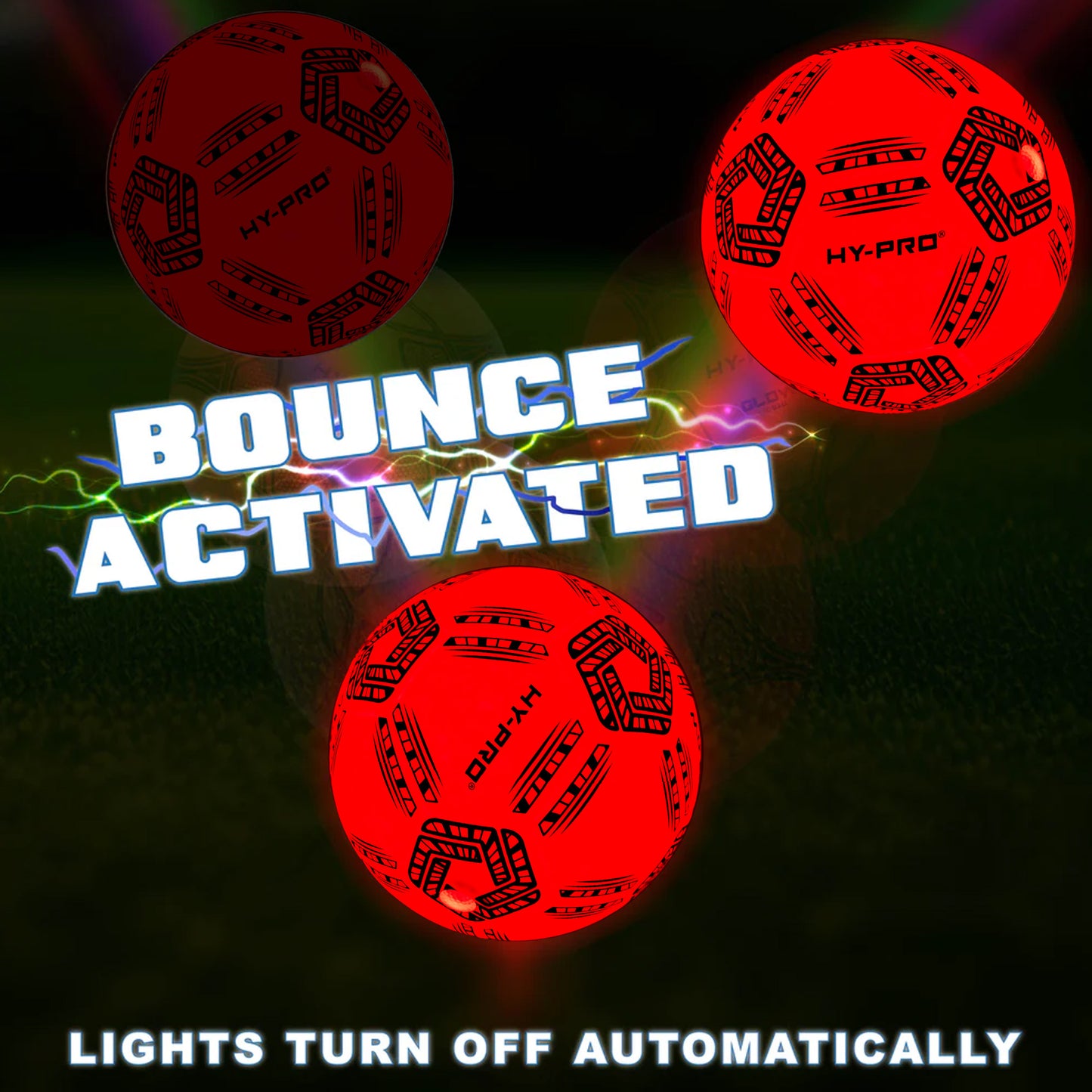 Hy-Pro Size 5 LED Football with pump