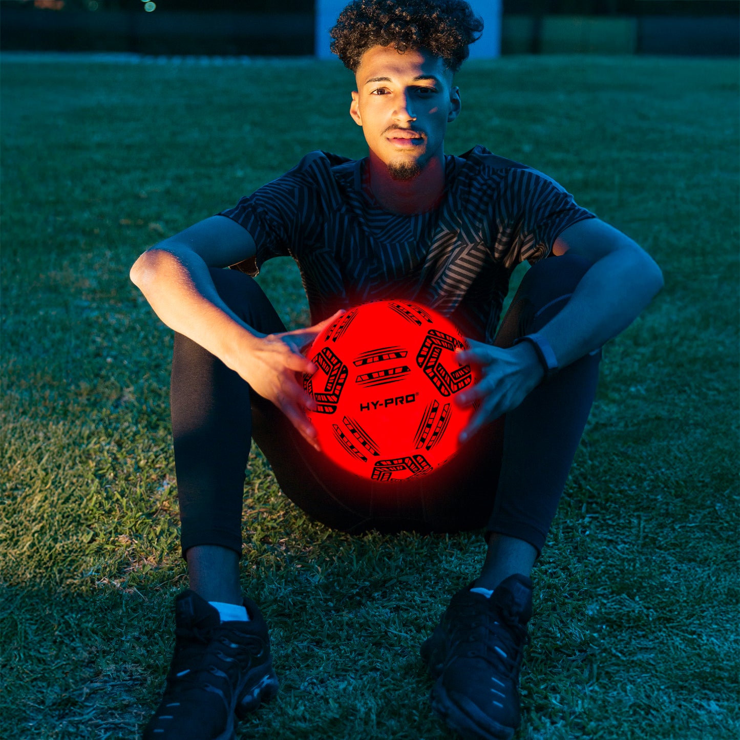 Hy-Pro Size 5 LED Football with pump