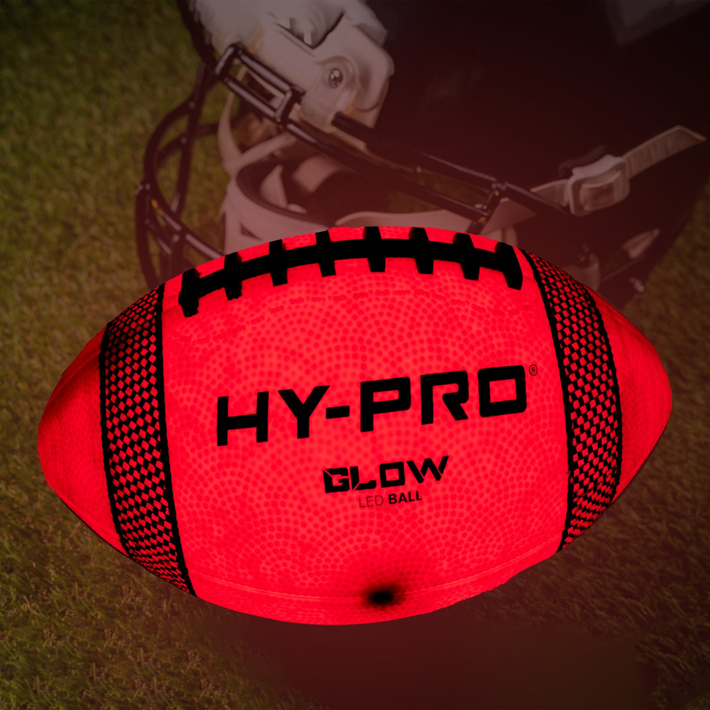 Hy-Pro LED American Football Ball with Pump - Size 6