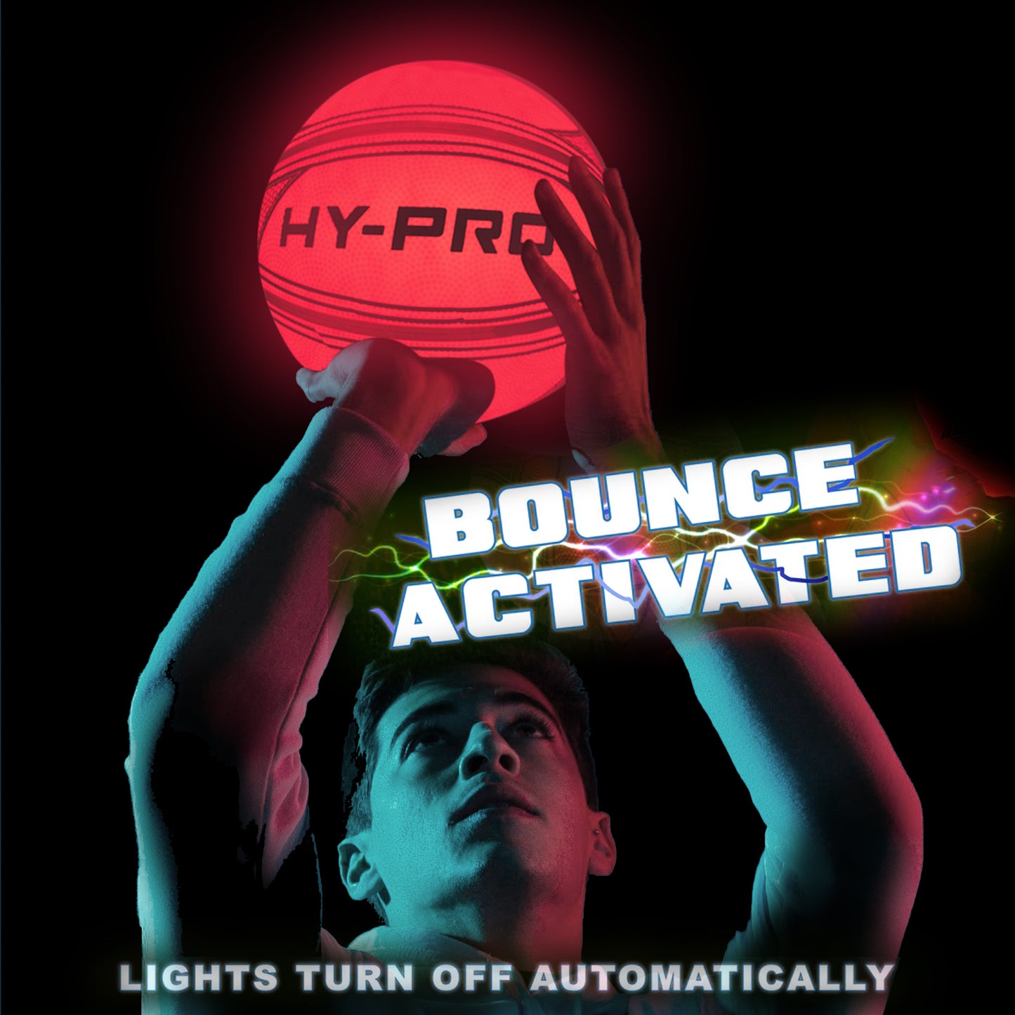 Hy-Pro Size 7 LED Basketball With Pump