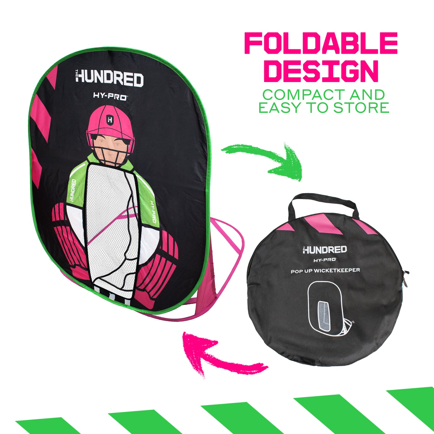 The Hundred Pop Up Wicket Keeper Set
