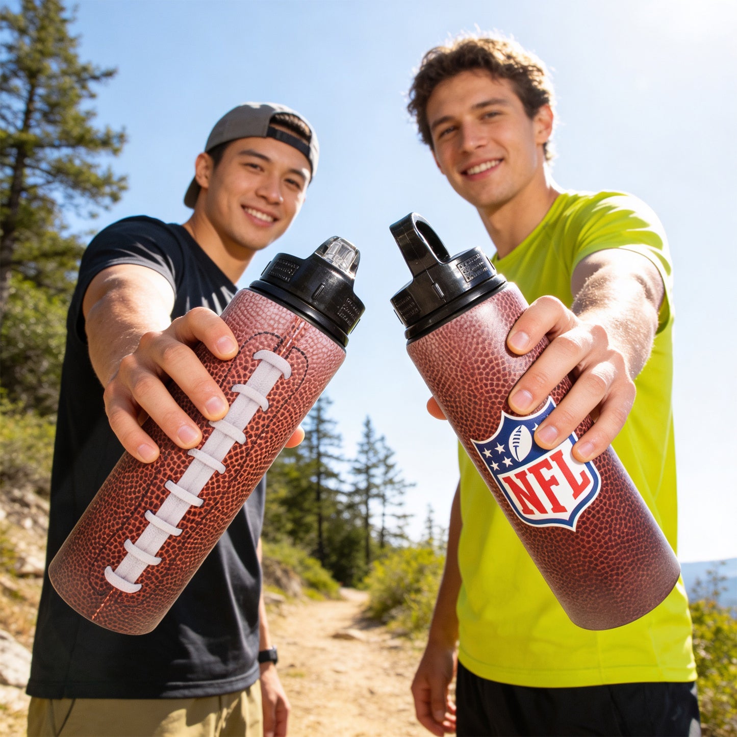 NFL 750ml Aluminium Water Bottle – American Football Water Bottle