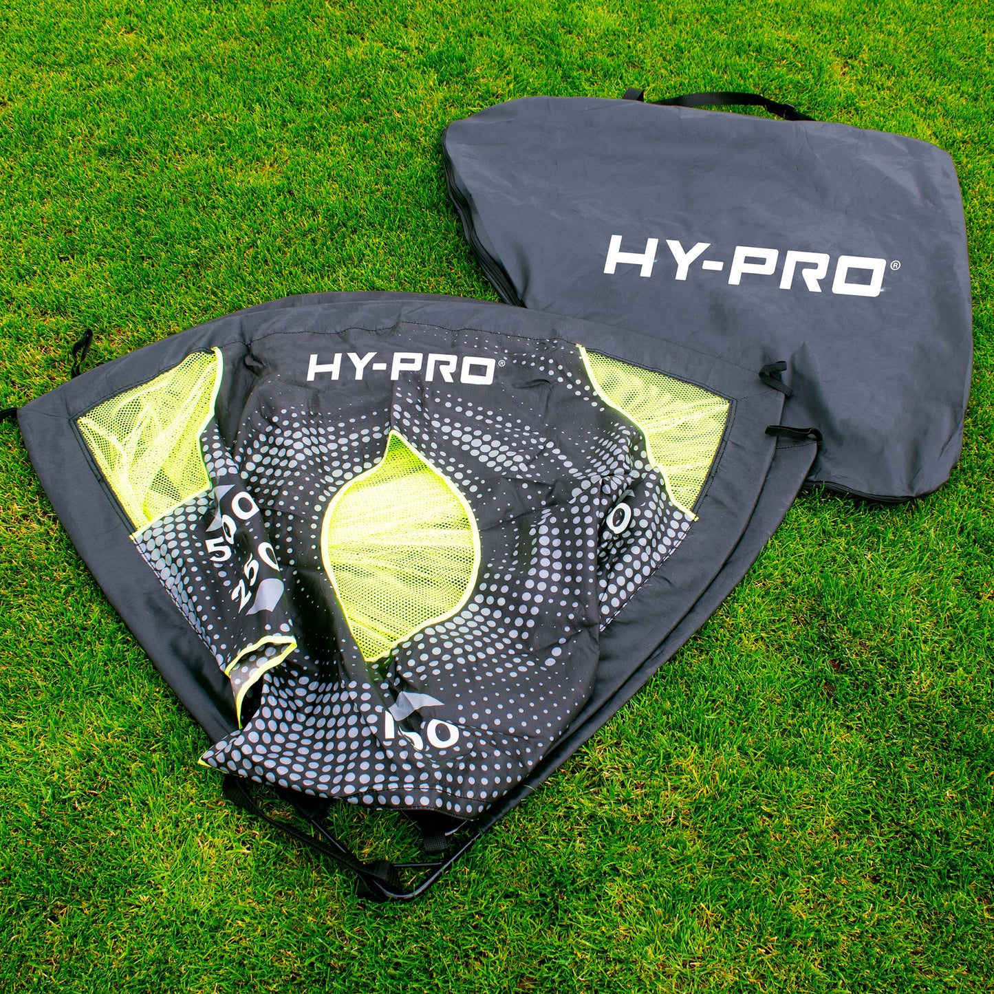Hy-Pro 4ft x 3ft 2-in-1 Target Pop Up Flexi Goal