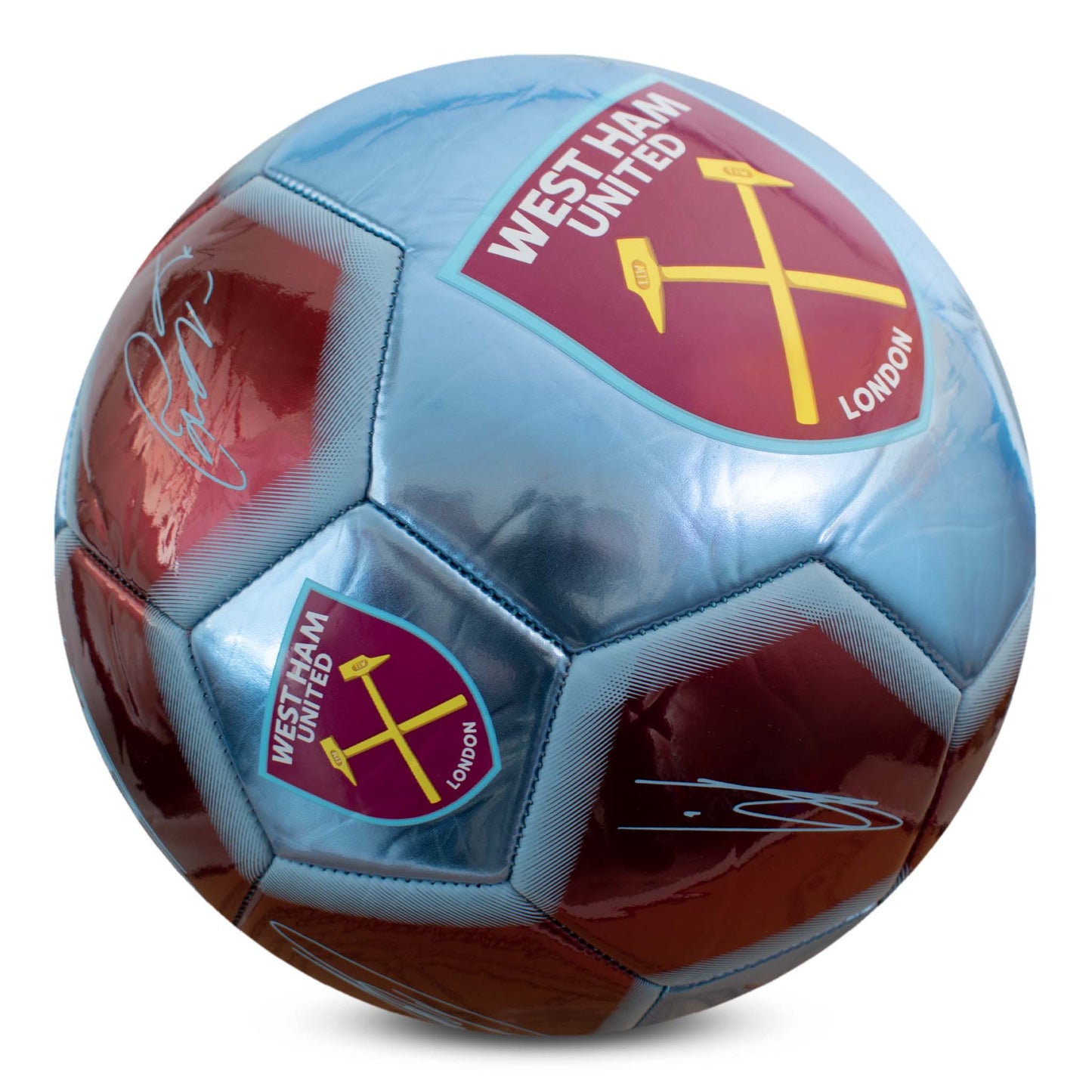 West Ham Classic Metallic Signature Football