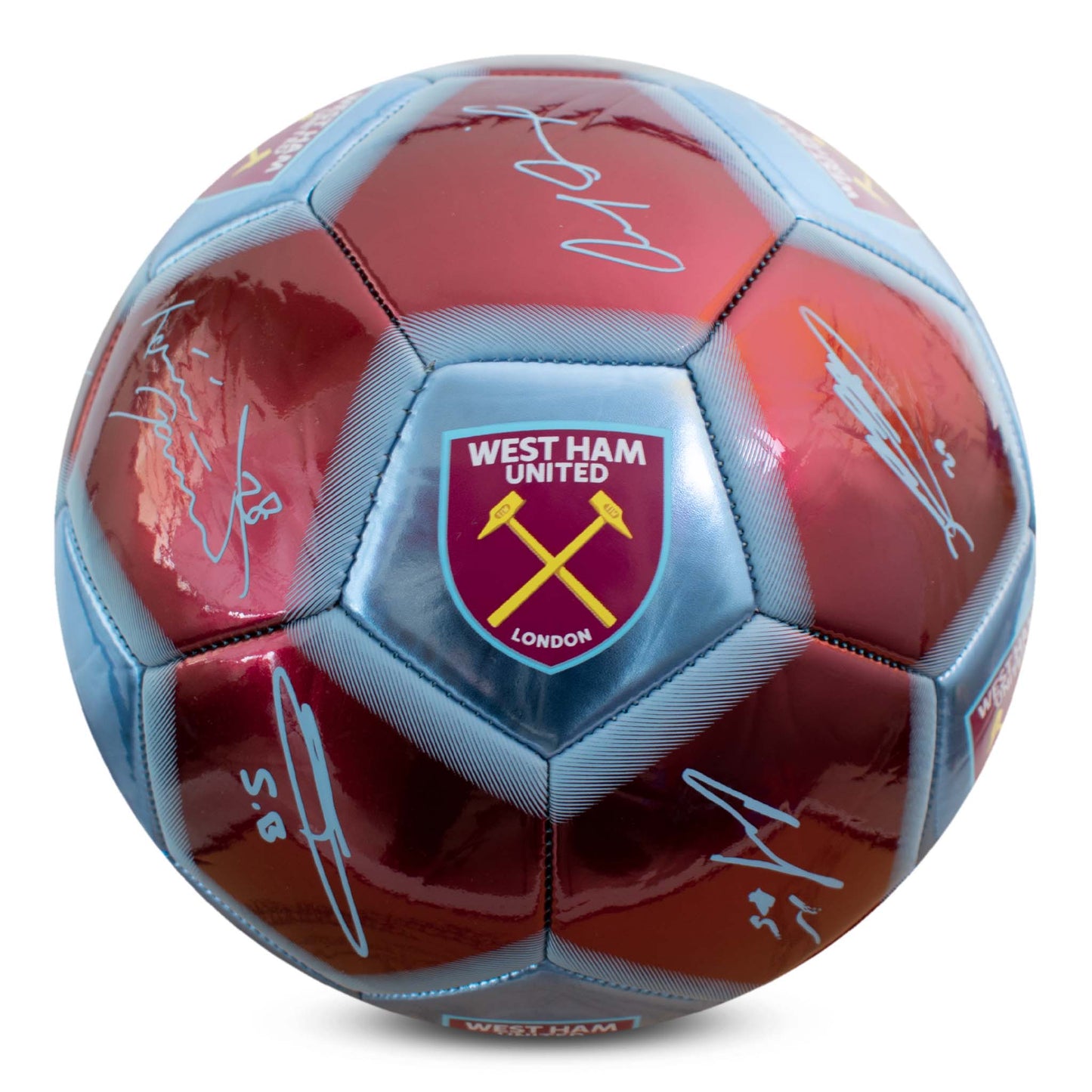 West Ham Classic Metallic Signature Football