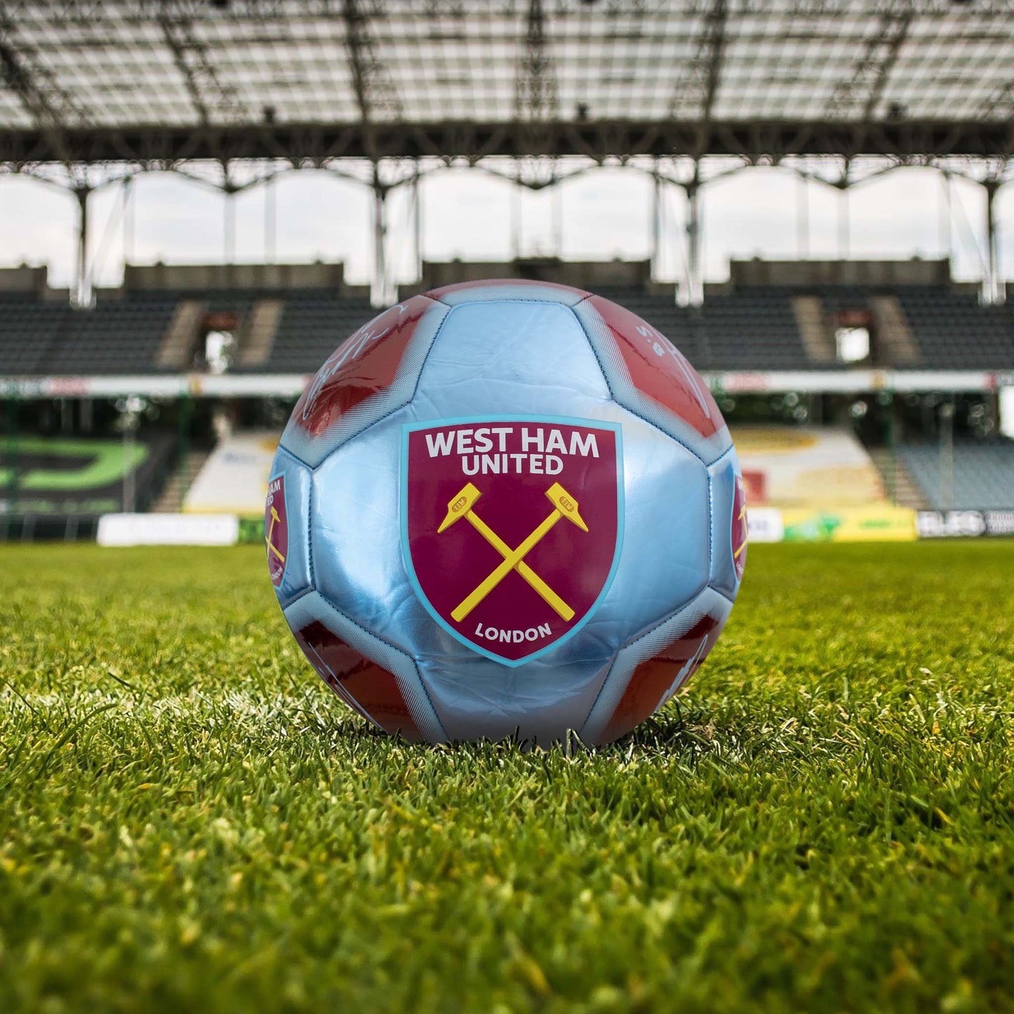 West Ham Classic Metallic Signature Football