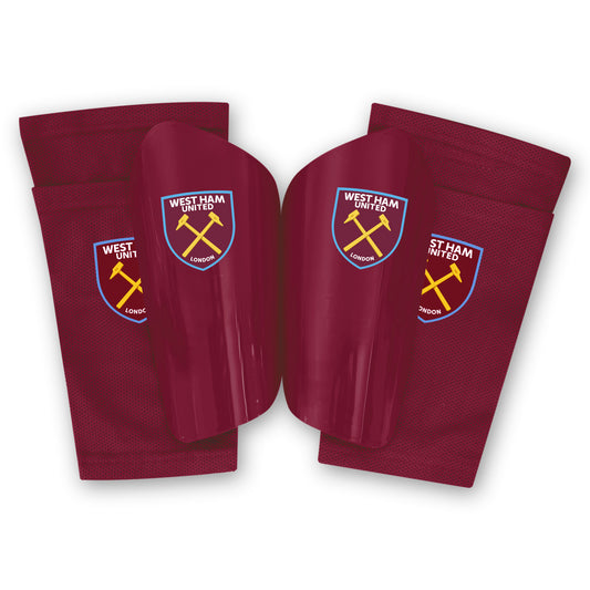 West Ham Shin Pad With Sock Sleeve