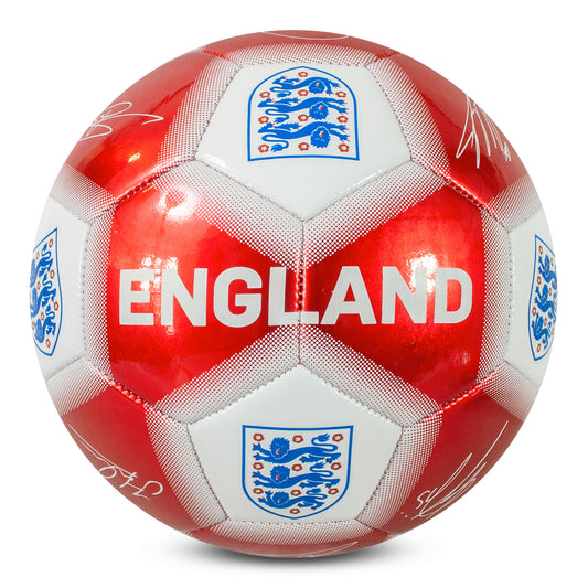 England Metallic Signature Football