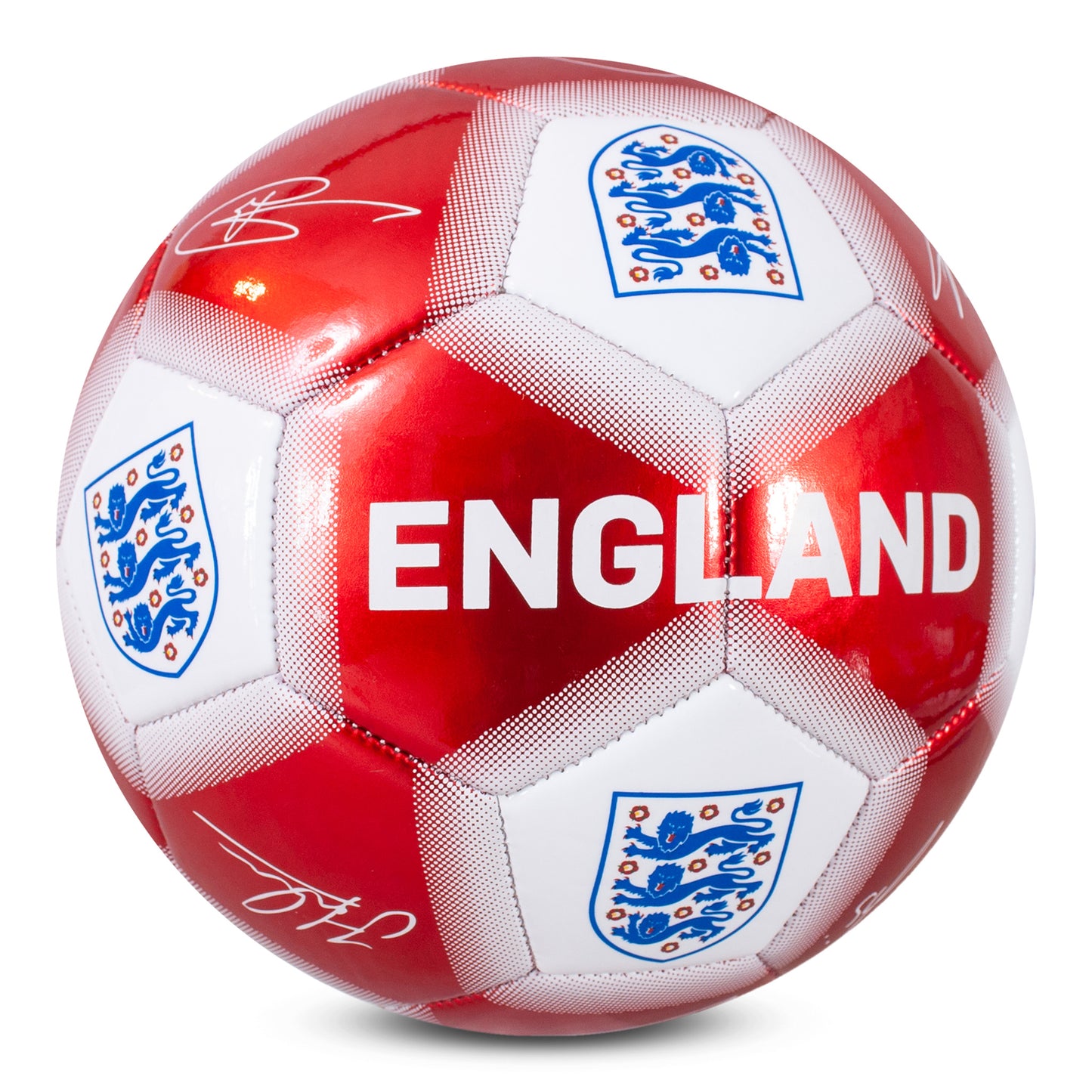 England Metallic Signature Football