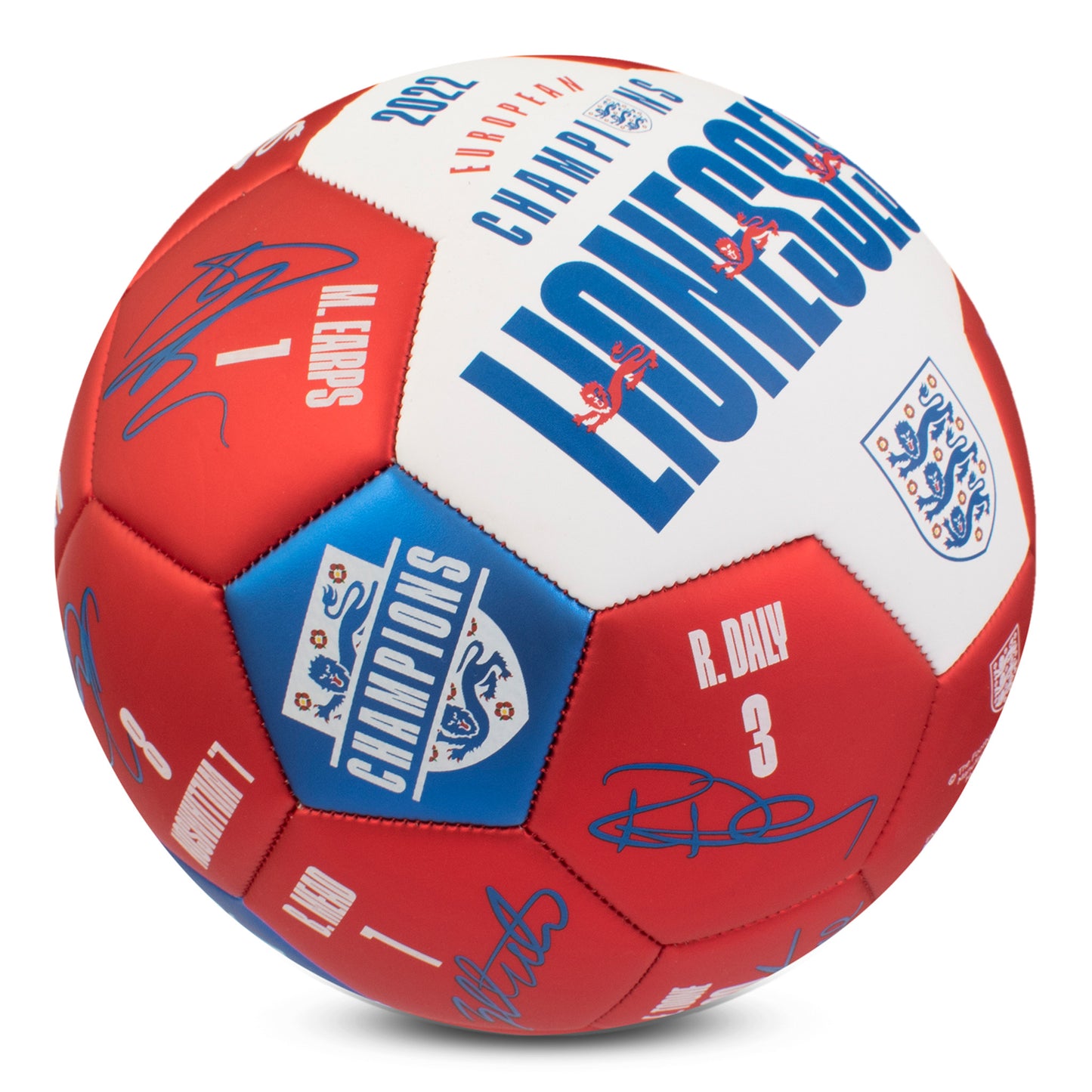 England Lionesses Champions Signature Football