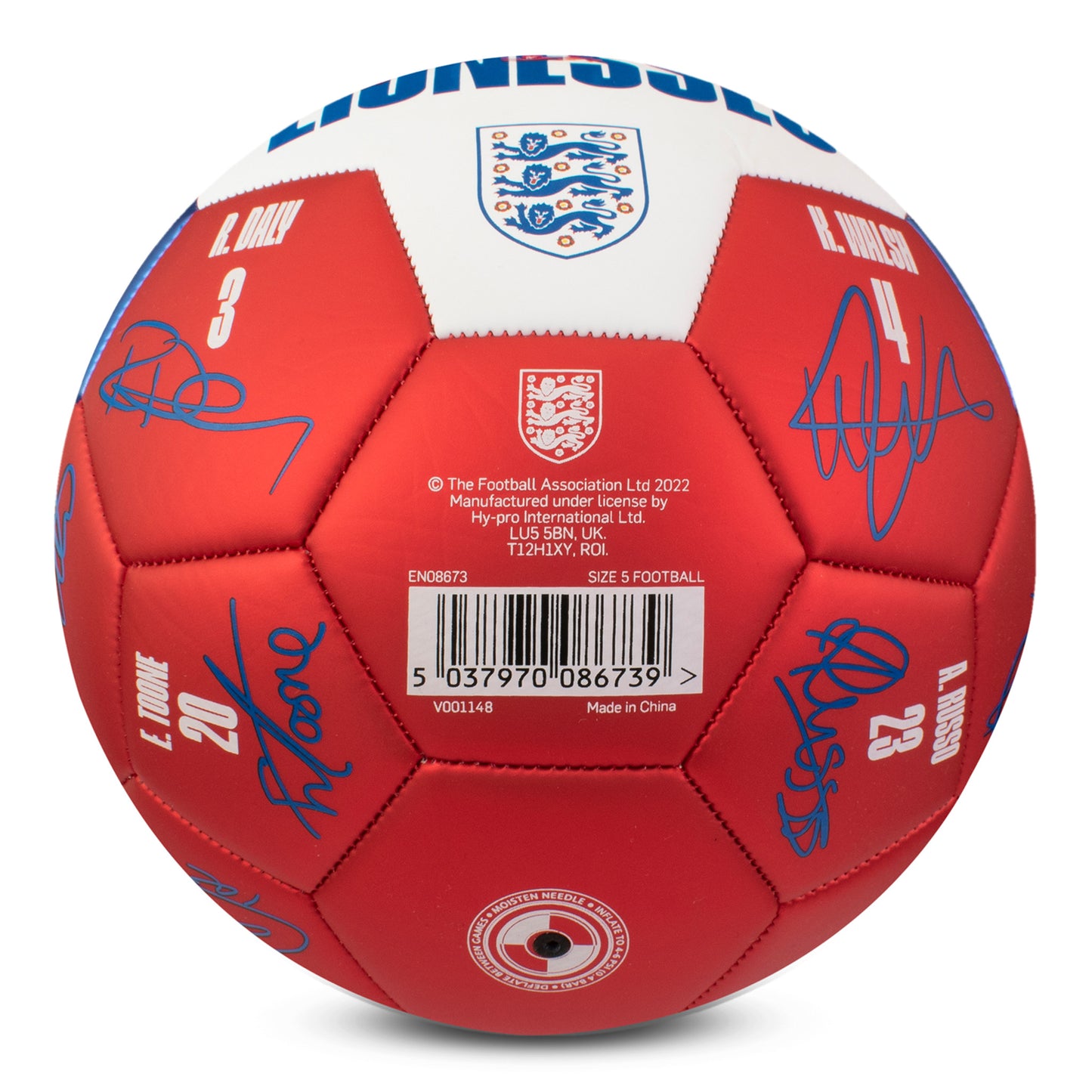 England Lionesses Champions Signature Football