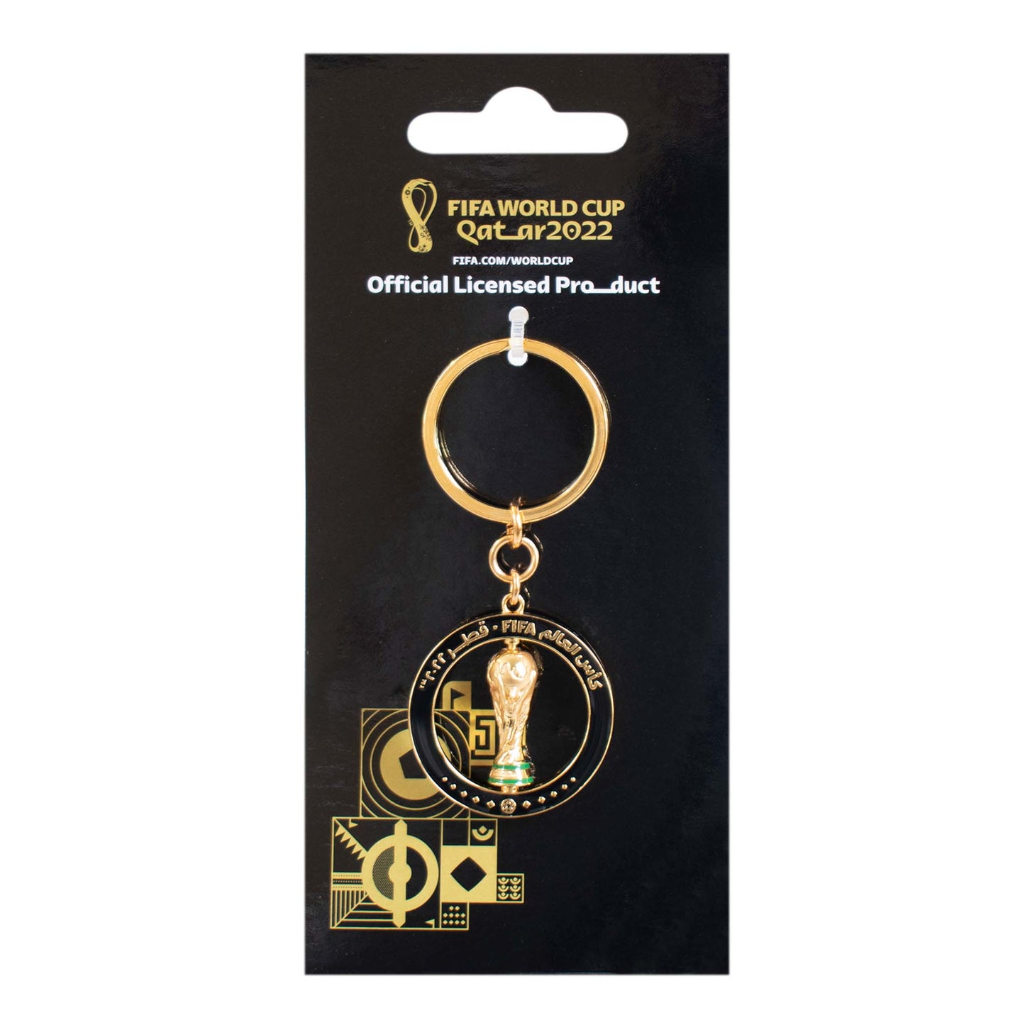 FIFA Qatar World Cup 2022 Spinner Trophy Keyring