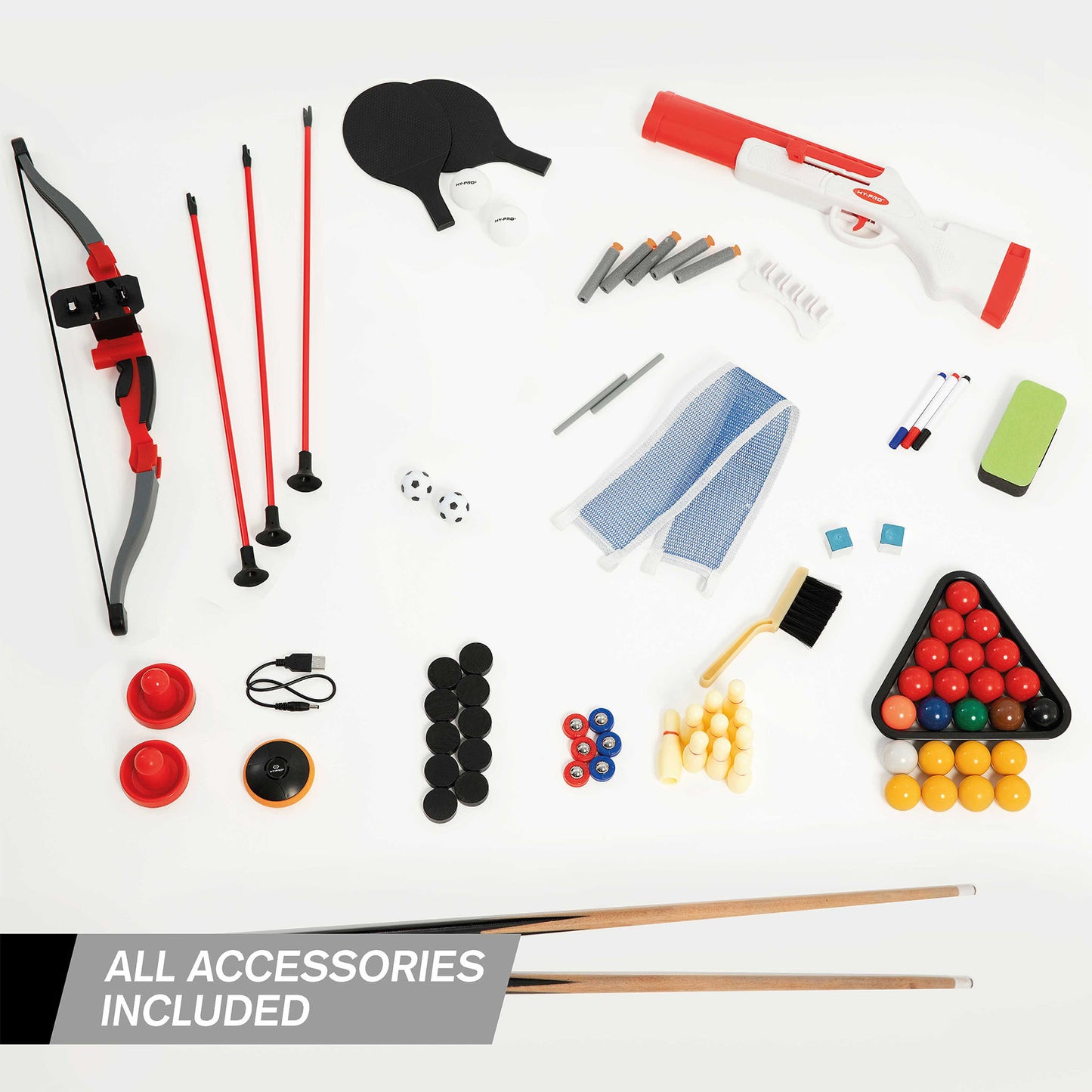 Hy-Pro 12 in 1 Metron Folding Multi Games Table