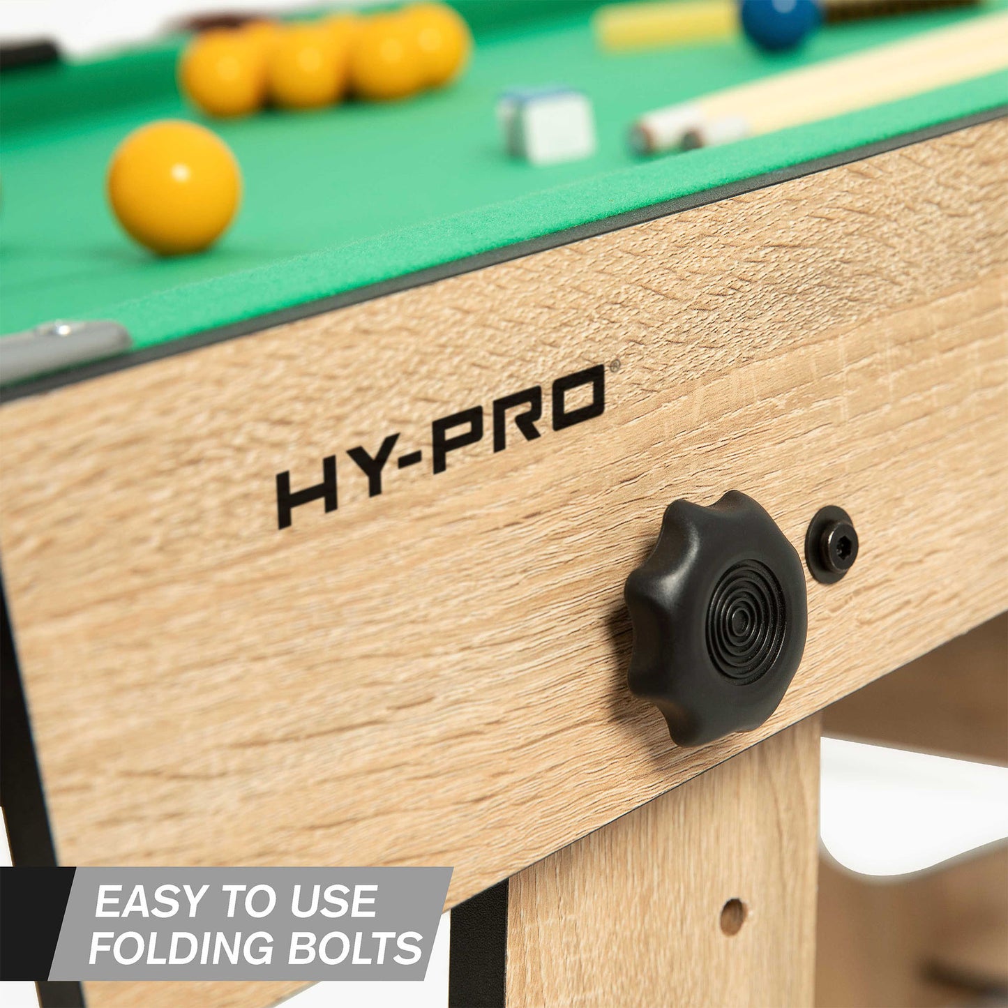 Hy-Pro 6ft Folding Snooker and Pool Table