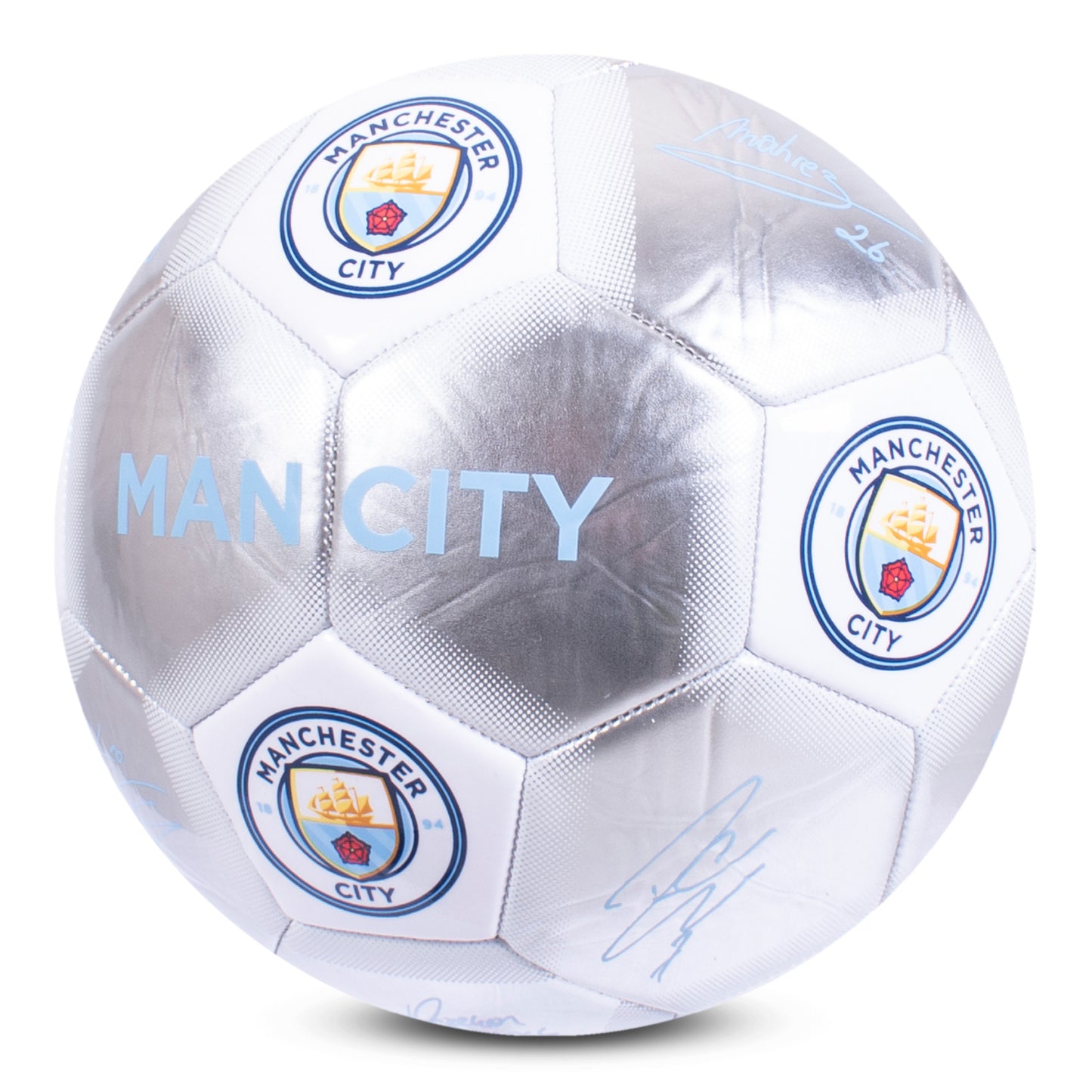 Manchester City Special Edition Silver Signature Football