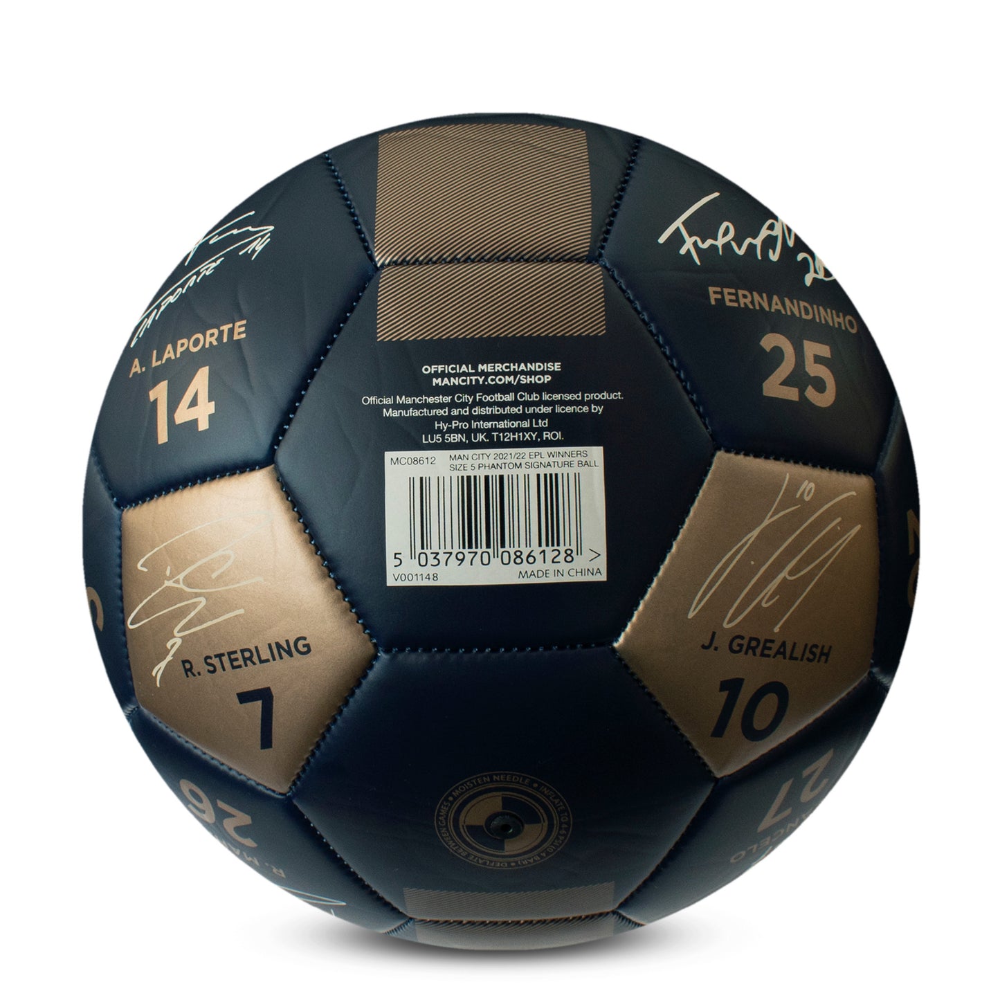 Manchester City 2021/22 EPL Champions Phantom Signature Football