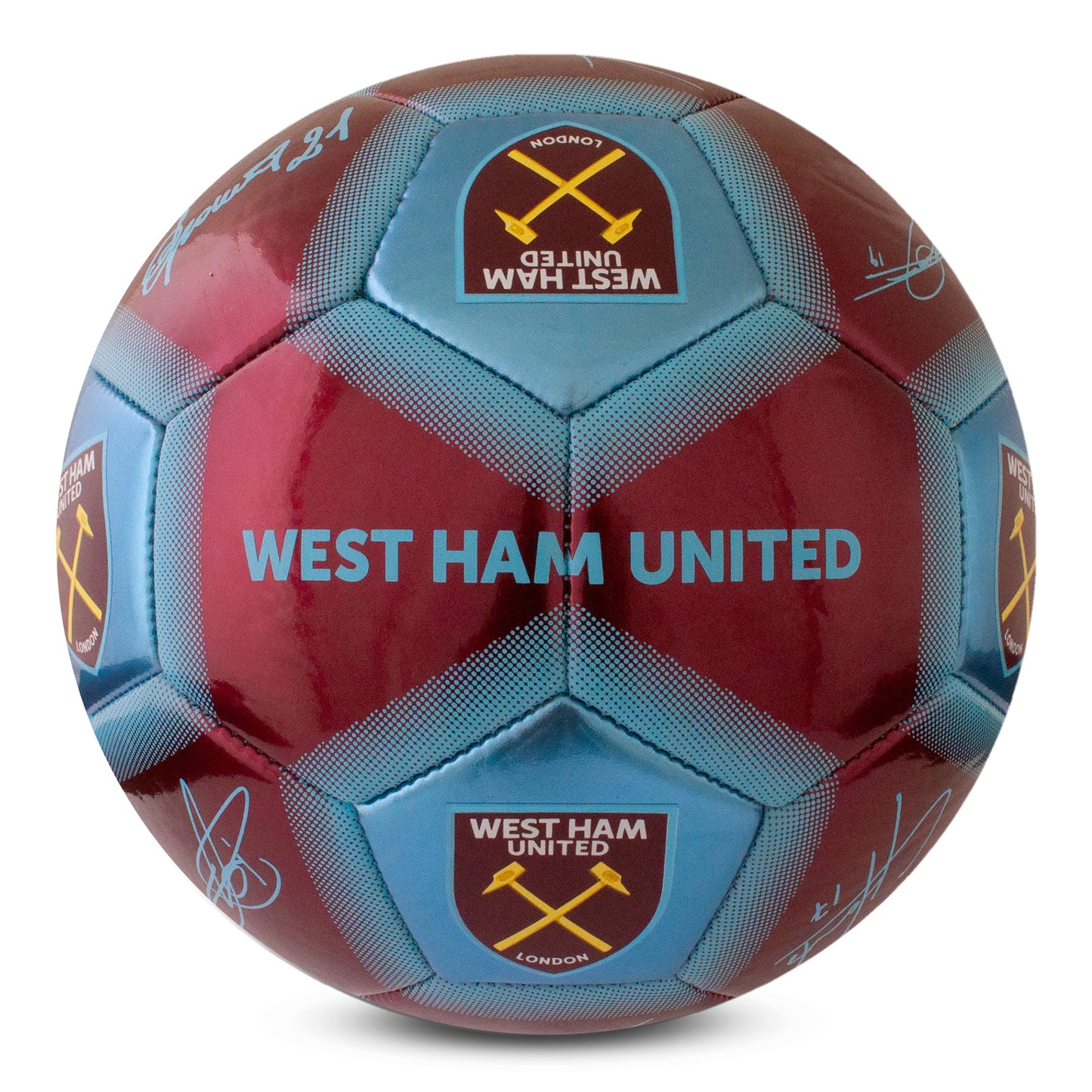 West Ham United Metallic Signature Football
