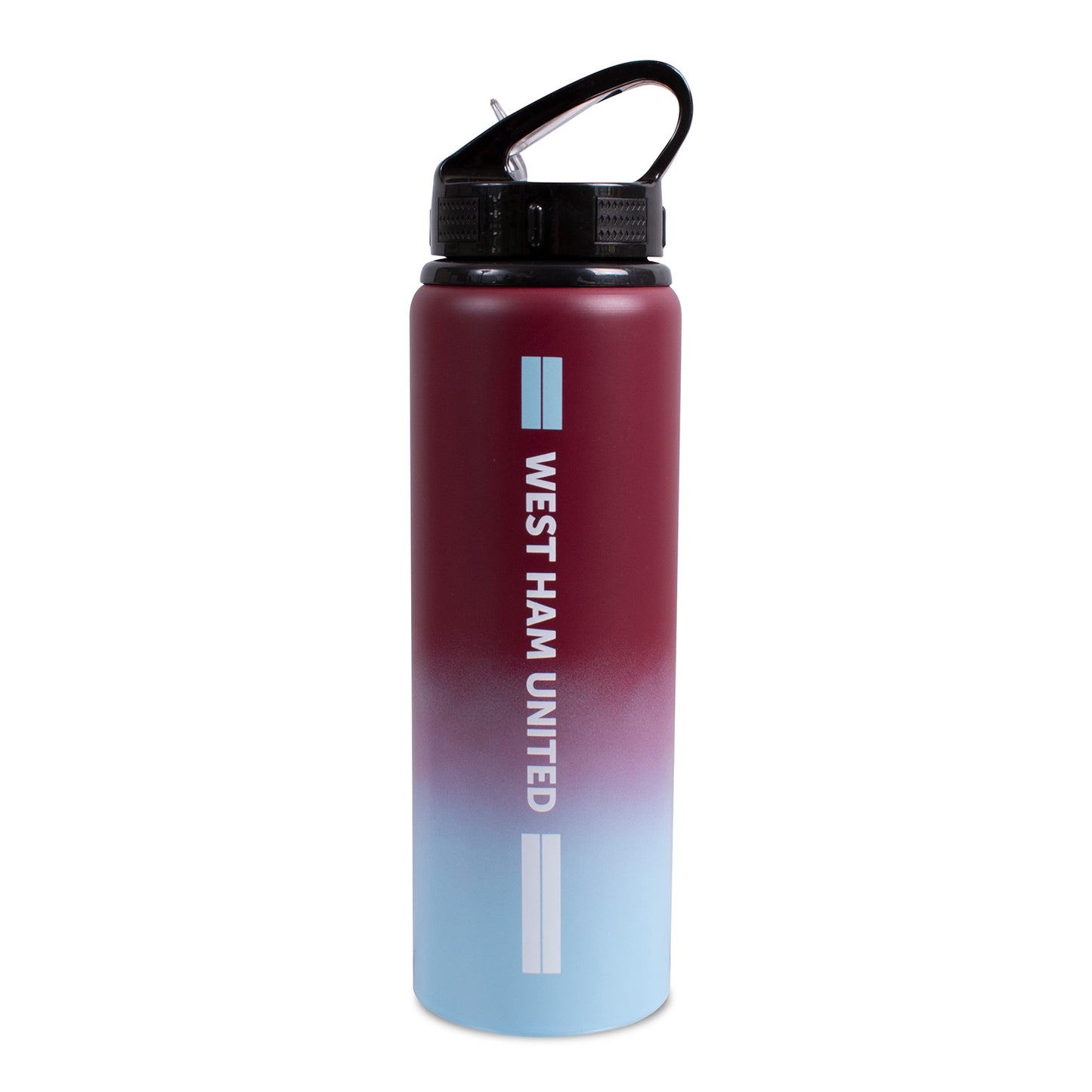 West Ham United 750ml Aluminium Fade Water Bottle 2022