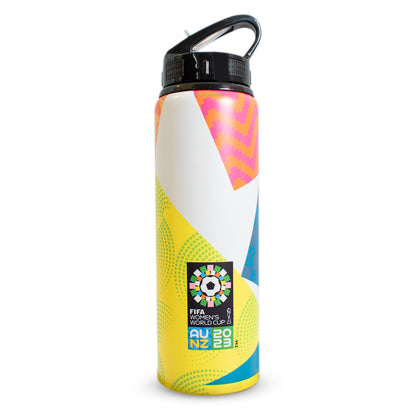 FIFA Women's World Cup 750ml Aluminium Sports Bottle with folding straw