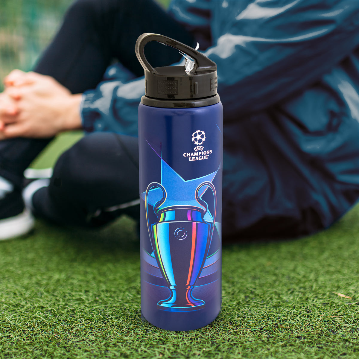 UEFA Champions League 750ml Aluminium UV Sports Water Bottle