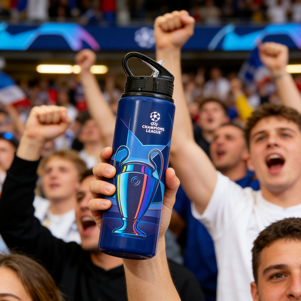 UEFA Champions League 750ml Aluminium UV Sports Water Bottle