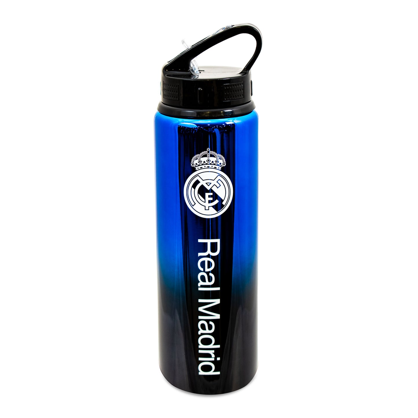 Hy-Pro Officially Licensed Real Madrid CF 750ml Aluminium UV Sports Water Bottle