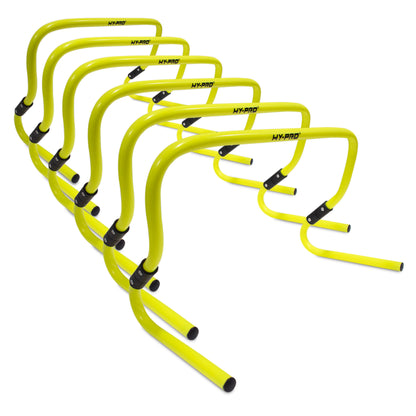 Hy-Pro 6pk Adjustable Height Hurdles With Handle