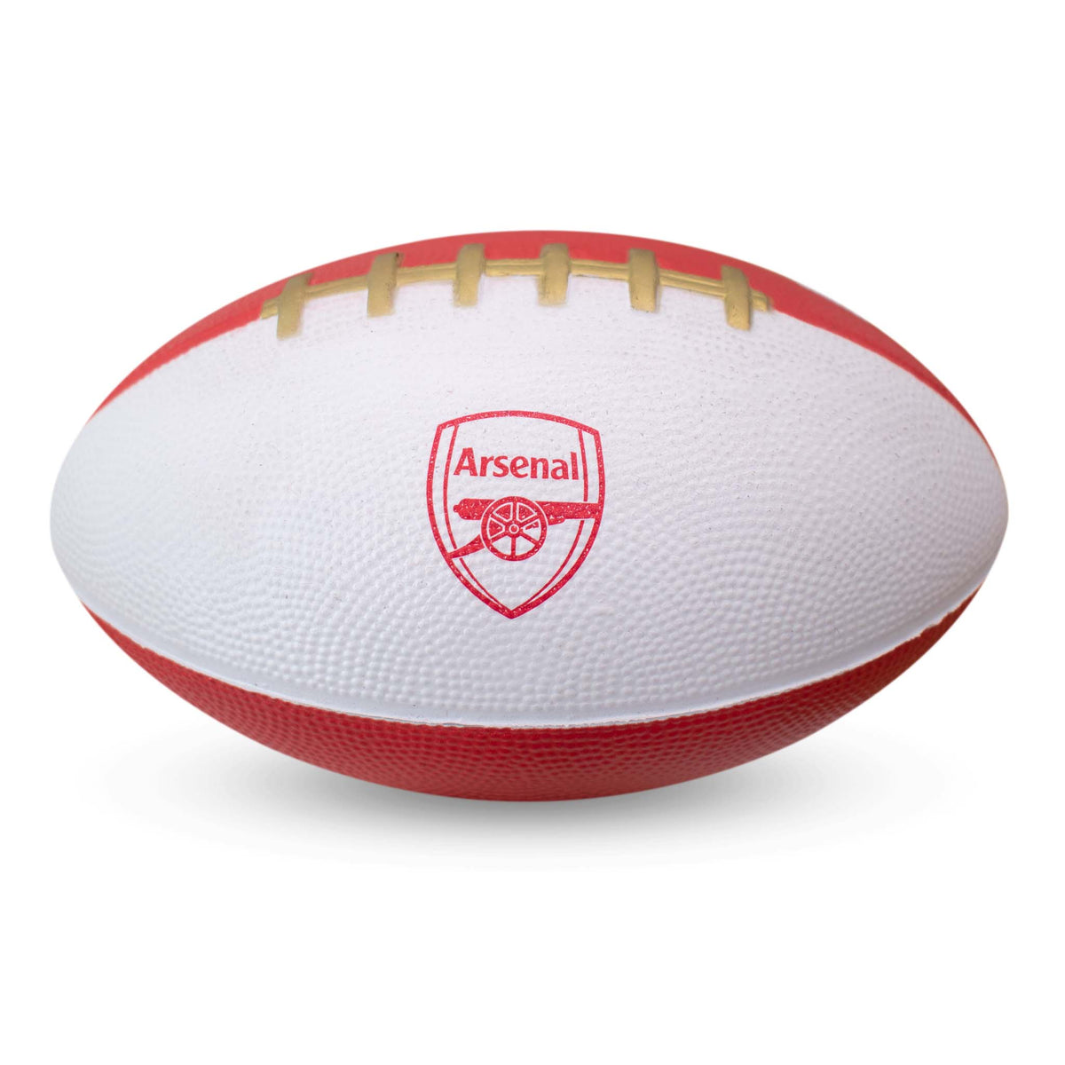 Arsenal F.C. Mini Foam American Football on a white background