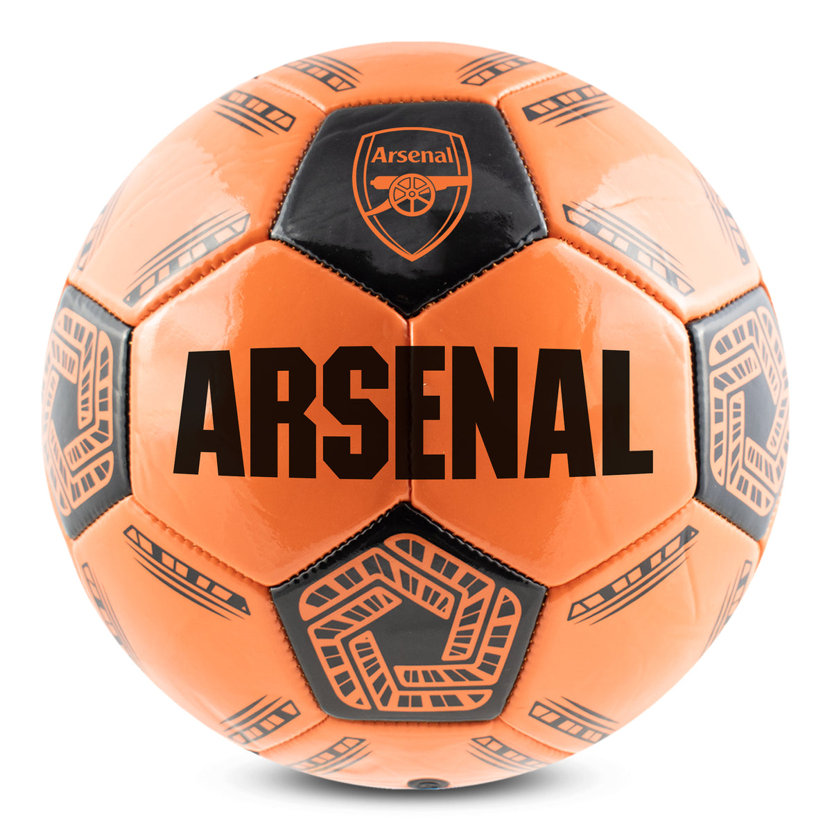 Arsenal Light Up LED Football Size 5 with Impact-Activated Lights on a white background