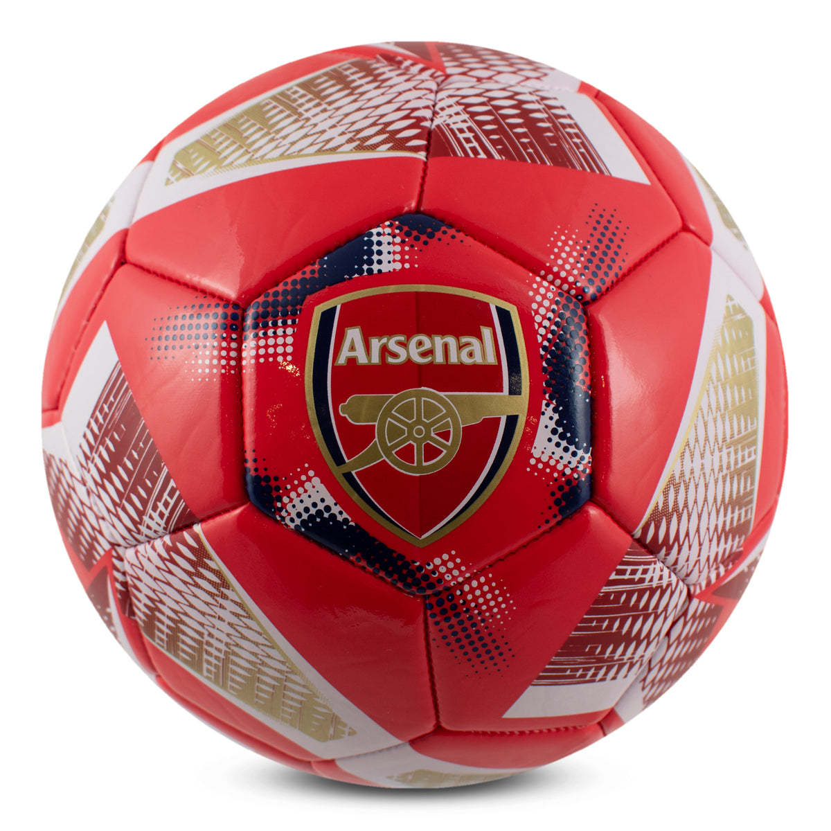 Arsenal F.C. Football - Size 3, Spiral Design on a white background