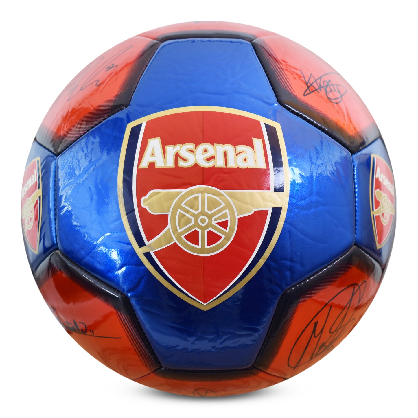 Arsenal Classic Metallic Signature Football - Size 5