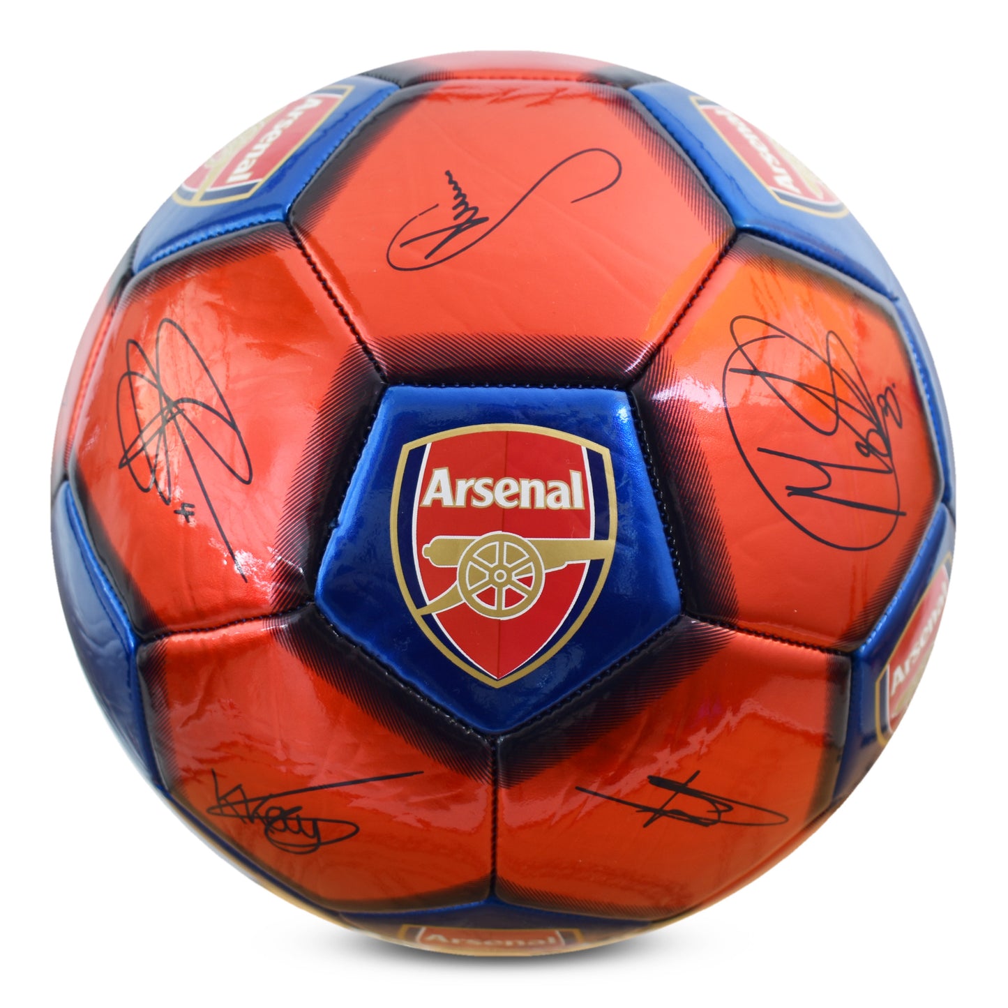 Arsenal Classic Metallic Signature Football - Size 5
