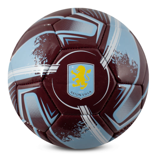 Hy-Pro Officially Licensed Aston Villa F.C. Football - Size 1, Turbine Design, Aston Villa F.C. Merchandise, Training, Match, Collectible For Kids and Adults