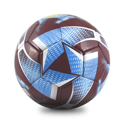 Hy-Pro Official Aston Villa - Football - size 3, spiral design in claret with white and blue design on a white background