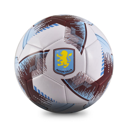 Hy-Pro Official Aston Villa - Size 5, Blitz Design on a white background