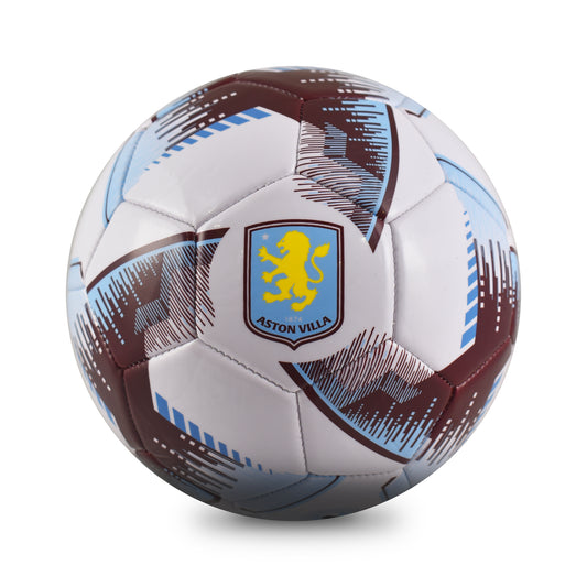 Hy-Pro Officially Licensed Aston Villa F.C. Football - Size 5, Blitz Design