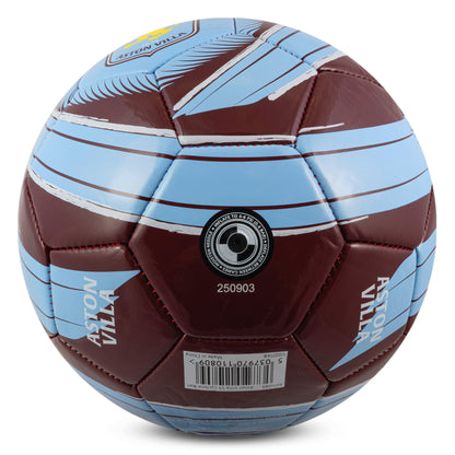 Base of Hy-Pro Officially Licensed Aston Villa F.C. Cyclone Football on a white background