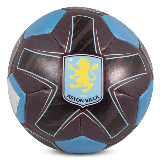 Hy-Pro Officially Licensed Aston Villa F.C. 4 Inch Soft Mini Football