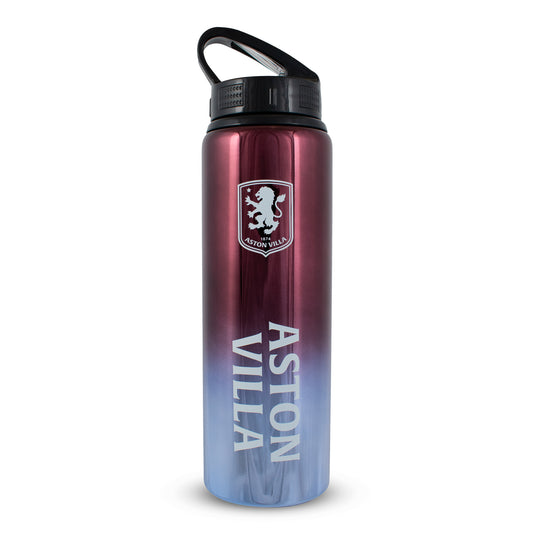 Hy-Pro Officially Licensed Aston Villa F.C 750ml Aluminium UV Water Bottle