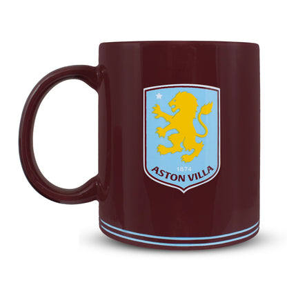 Officially licensed Aston villa 'Up the Villa'  mug by hy-pro sports on a white background