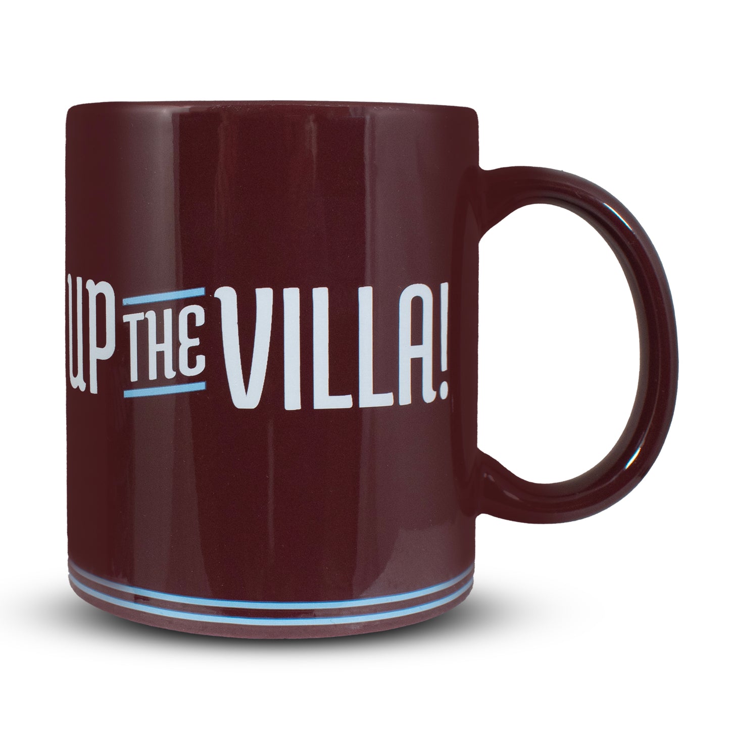 Officially licensed Aston villa 'Up the Villa'  mug in burgundy by hy-pro sports on a white background