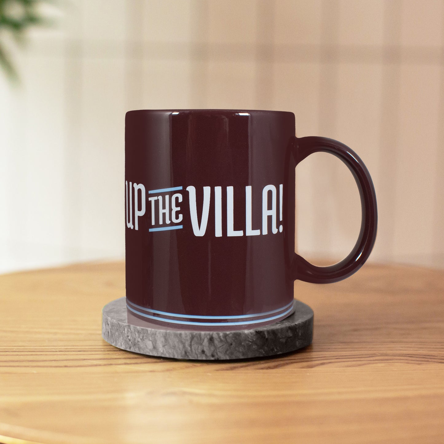 Hy-Pro Officially Licensed Aston Villa F.C. Ceramic Mug - 325ml
