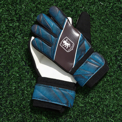 Hy-Pro Officially Licensed Aston Villa FC Goalkeeper Gloves - Youth, Fuse Design, Goalie, with Strong Palm Girp for High Performance, Boys and Girls