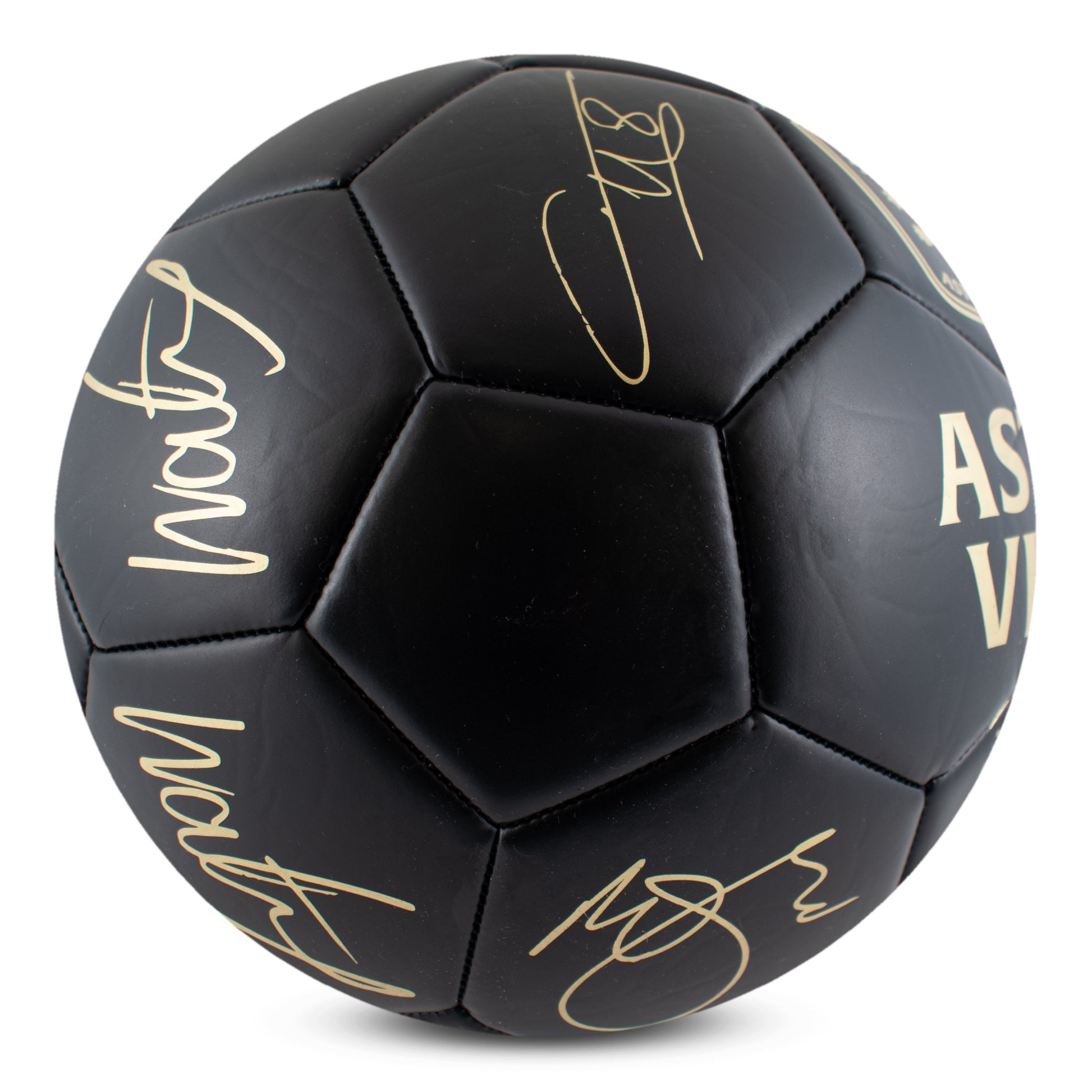 Officially licensed Aston Villa size 1 football by Hy-Pro Sports on a white background