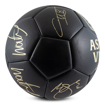 Officially licensed Aston Villa size 1 football by Hy-Pro Sports on a white background