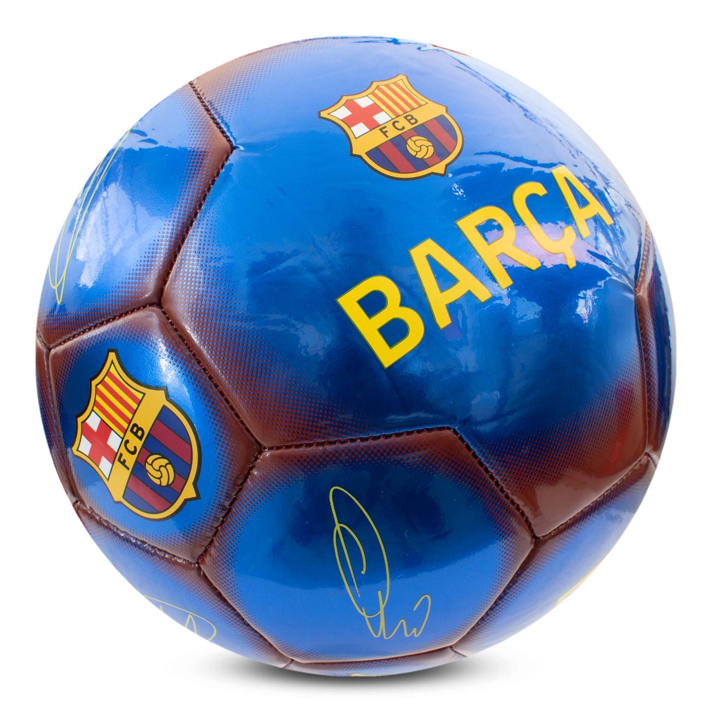 Barcelona Classic Metallic Signature Football